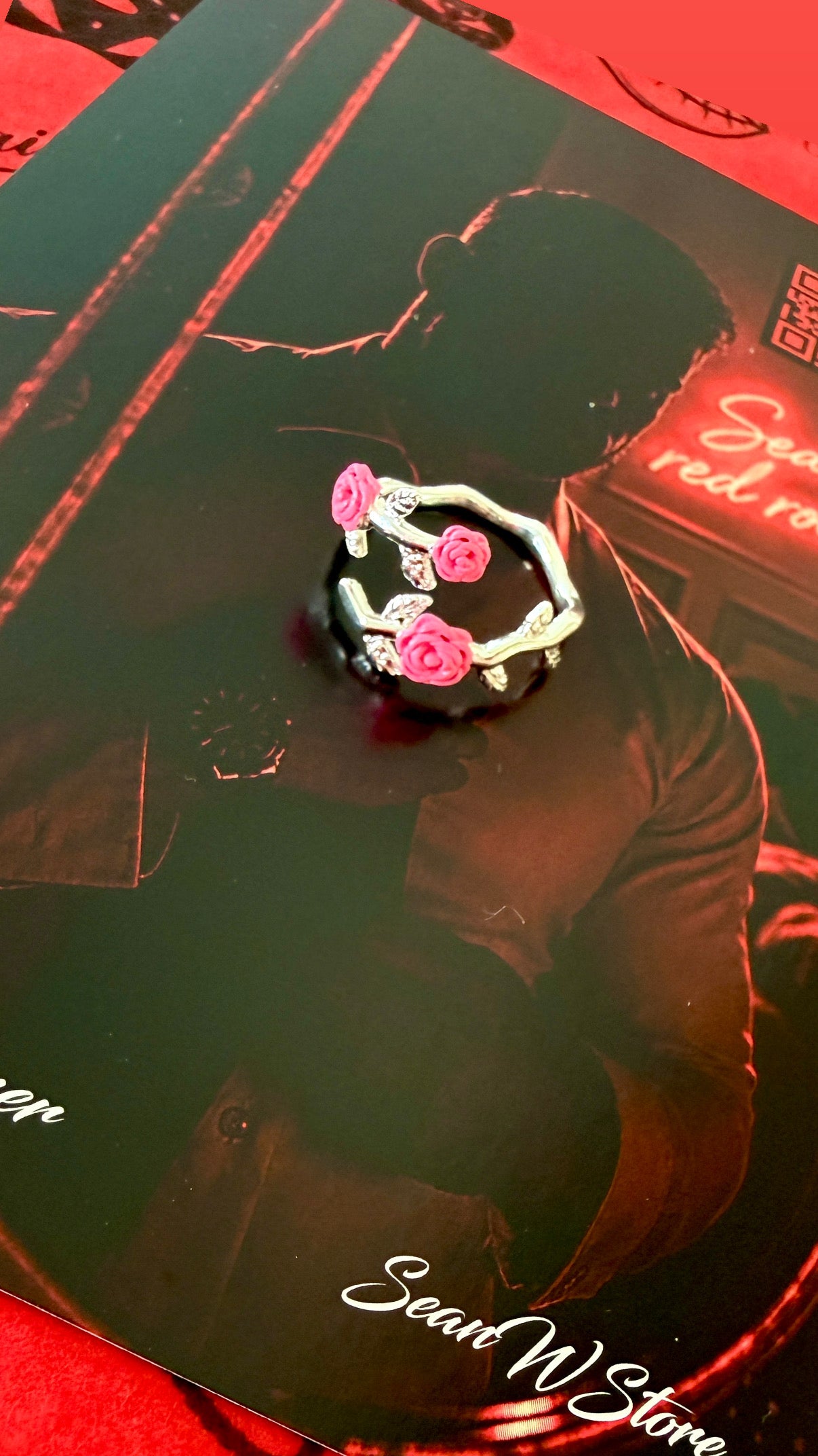 Sean Silver Light Pink Ring