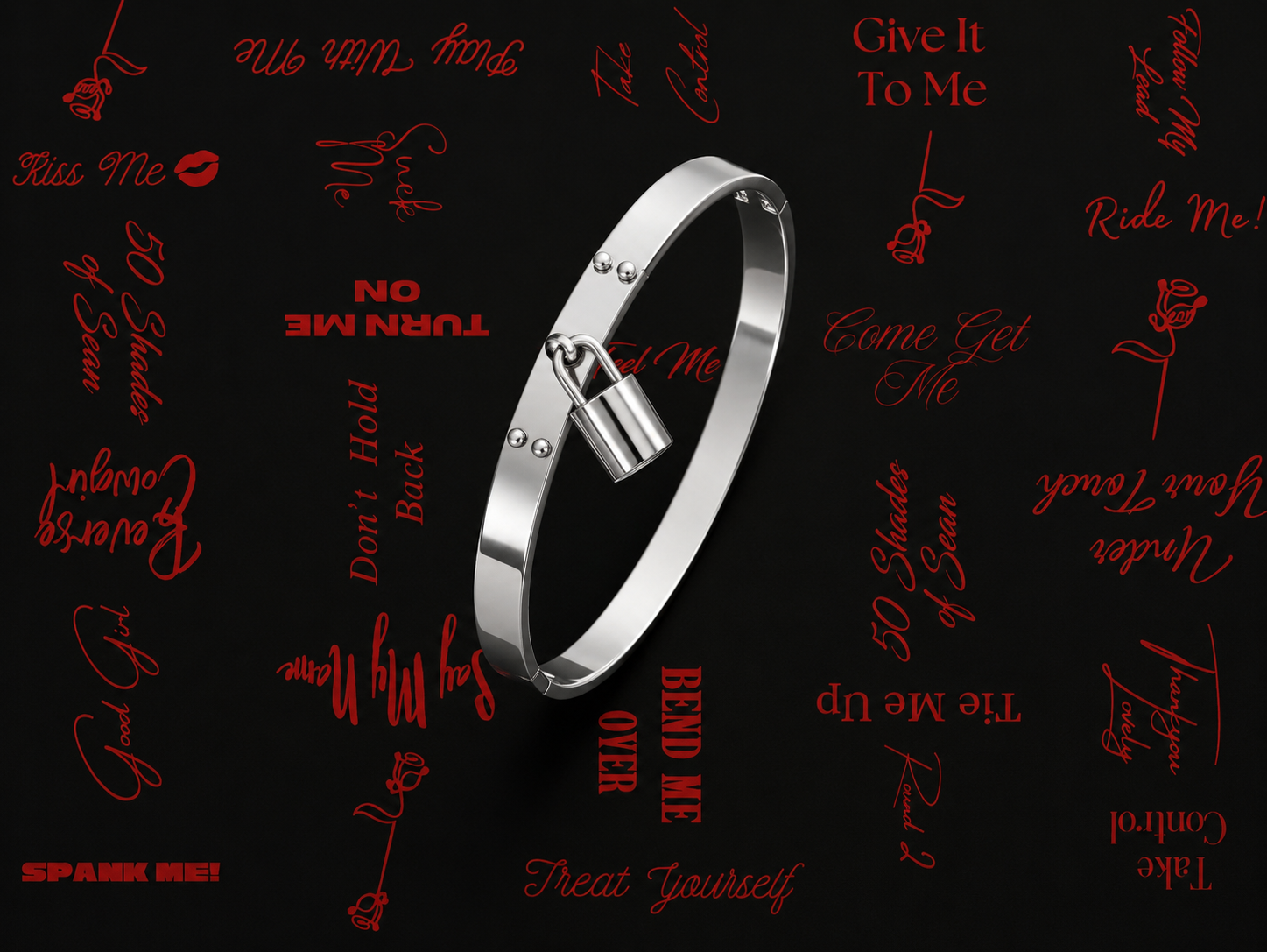 Silver Cuff & Lock Bracelet