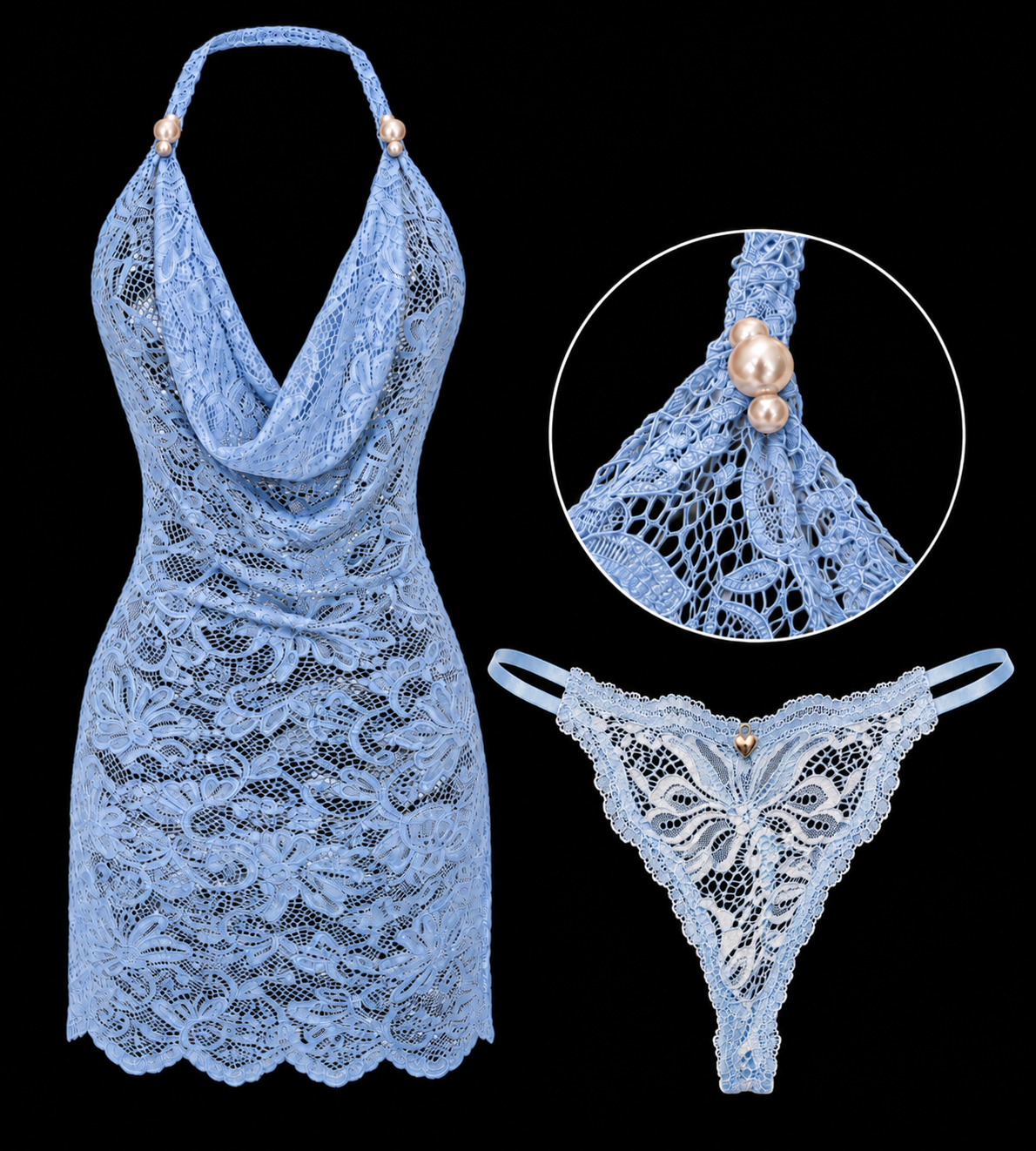 Bend Over Baby Short Lace Nightie