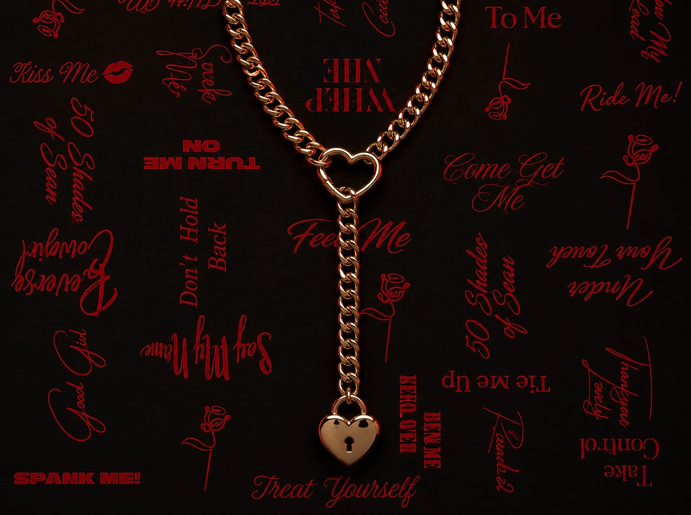 Spicy Gold Leash Collar Choker