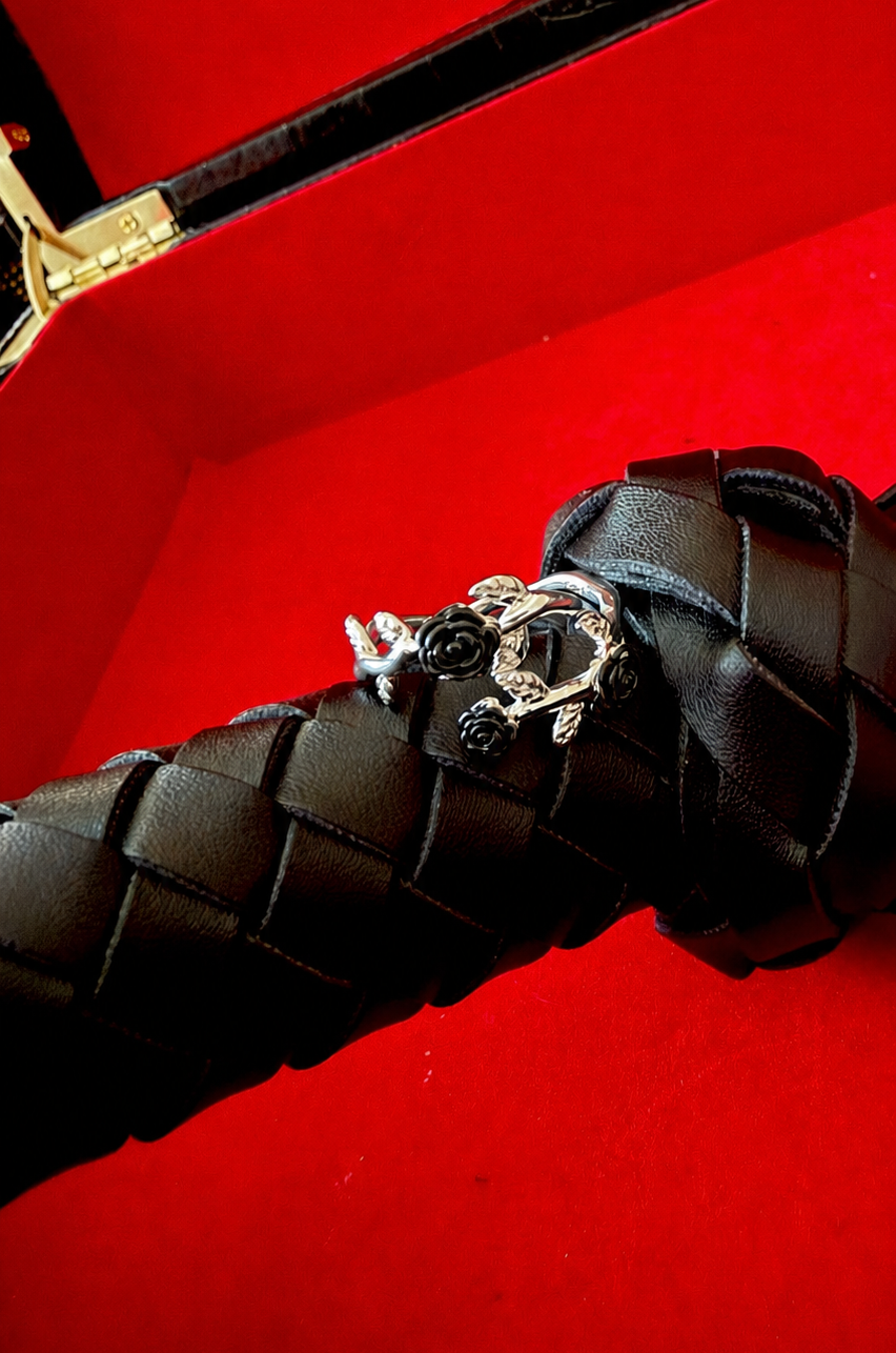 Sean Black Rose Ring
