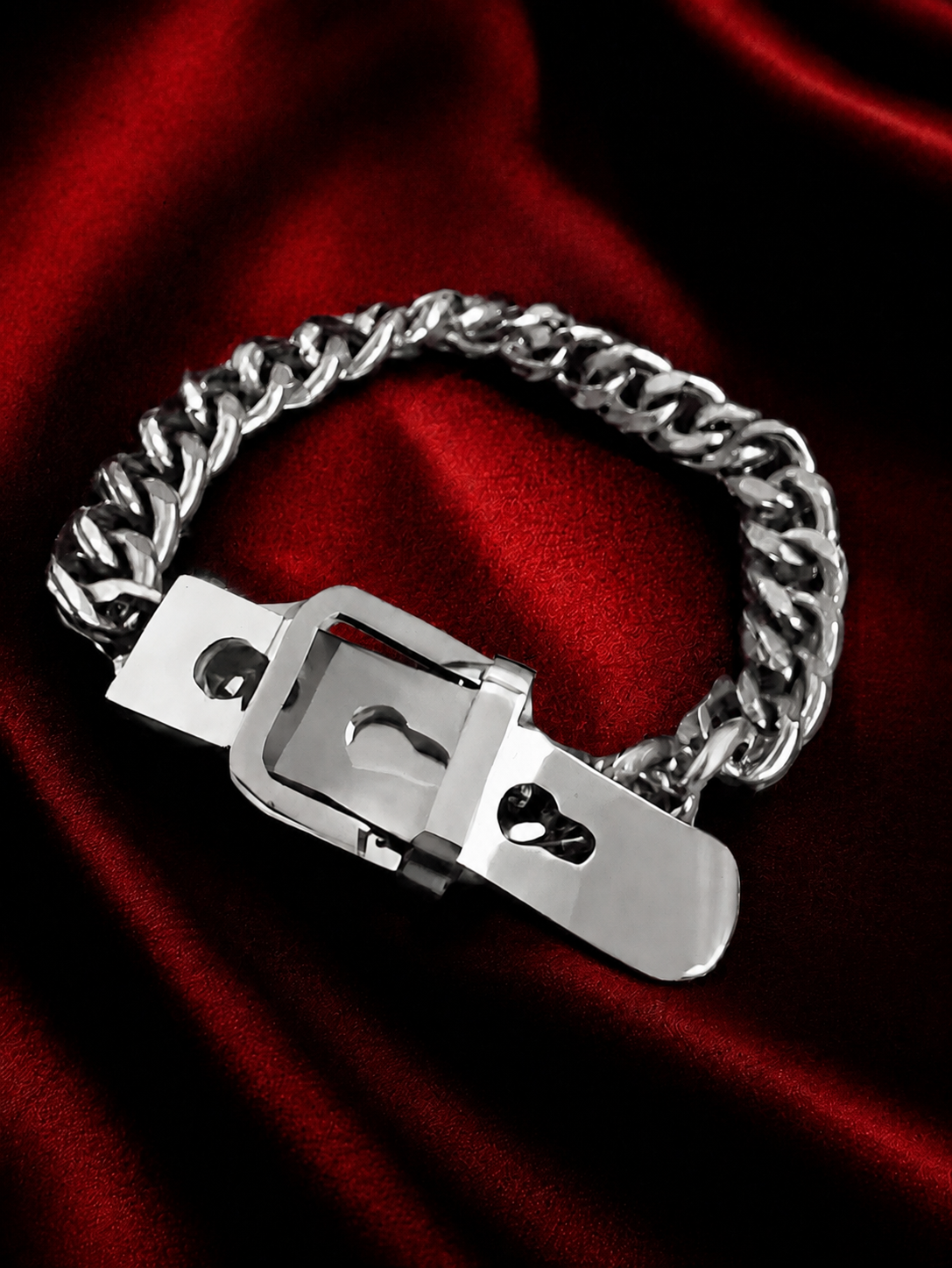 Silver Buckle Bracelet