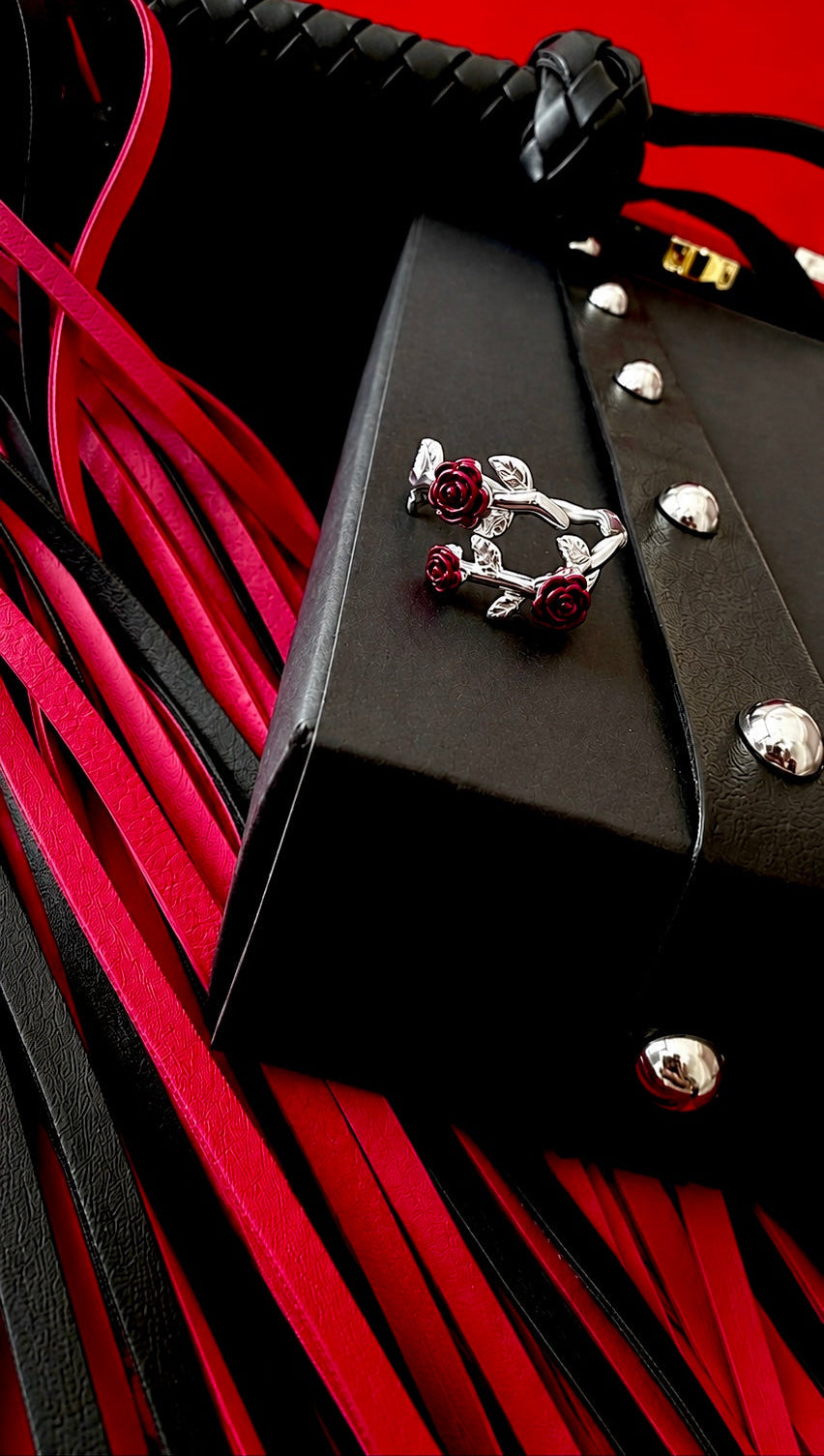 Sean Silver Burgundy Ring