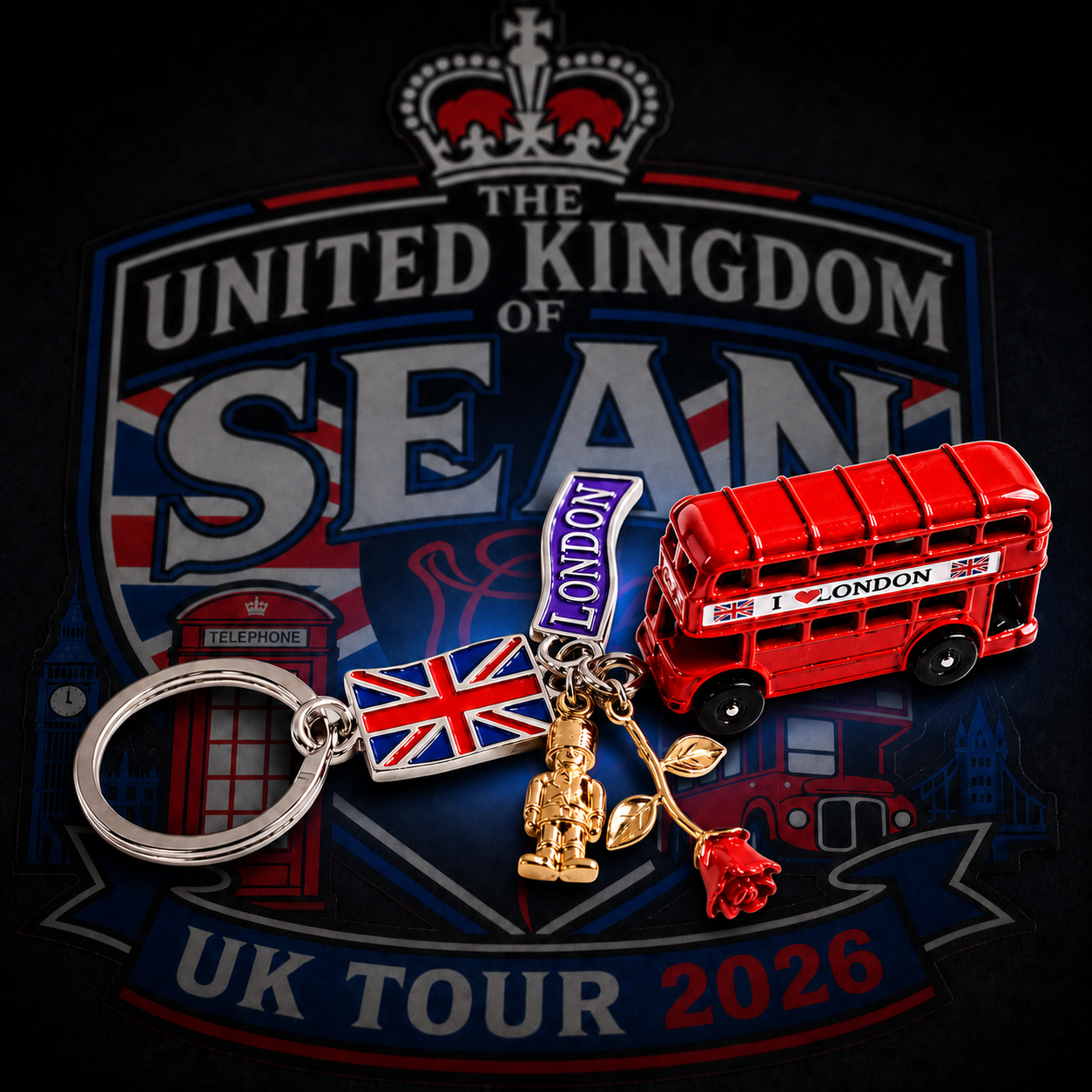 UK 2026 Sean Keychain
