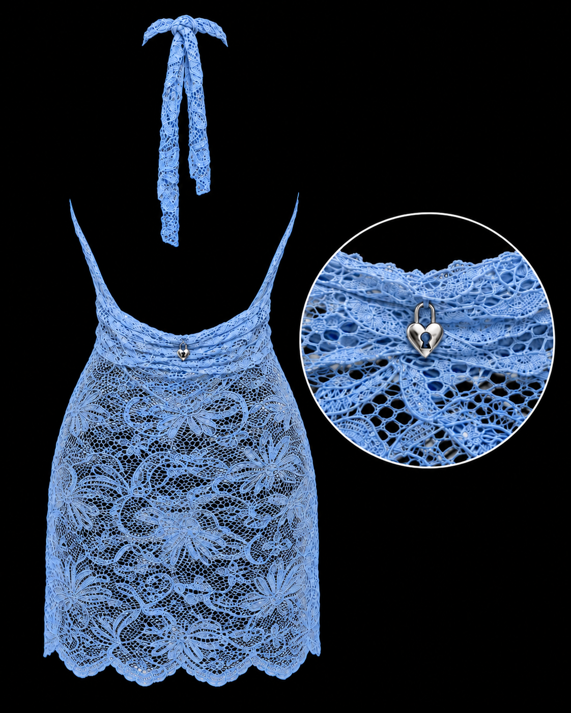 Bend Over Baby Short Lace Nightie