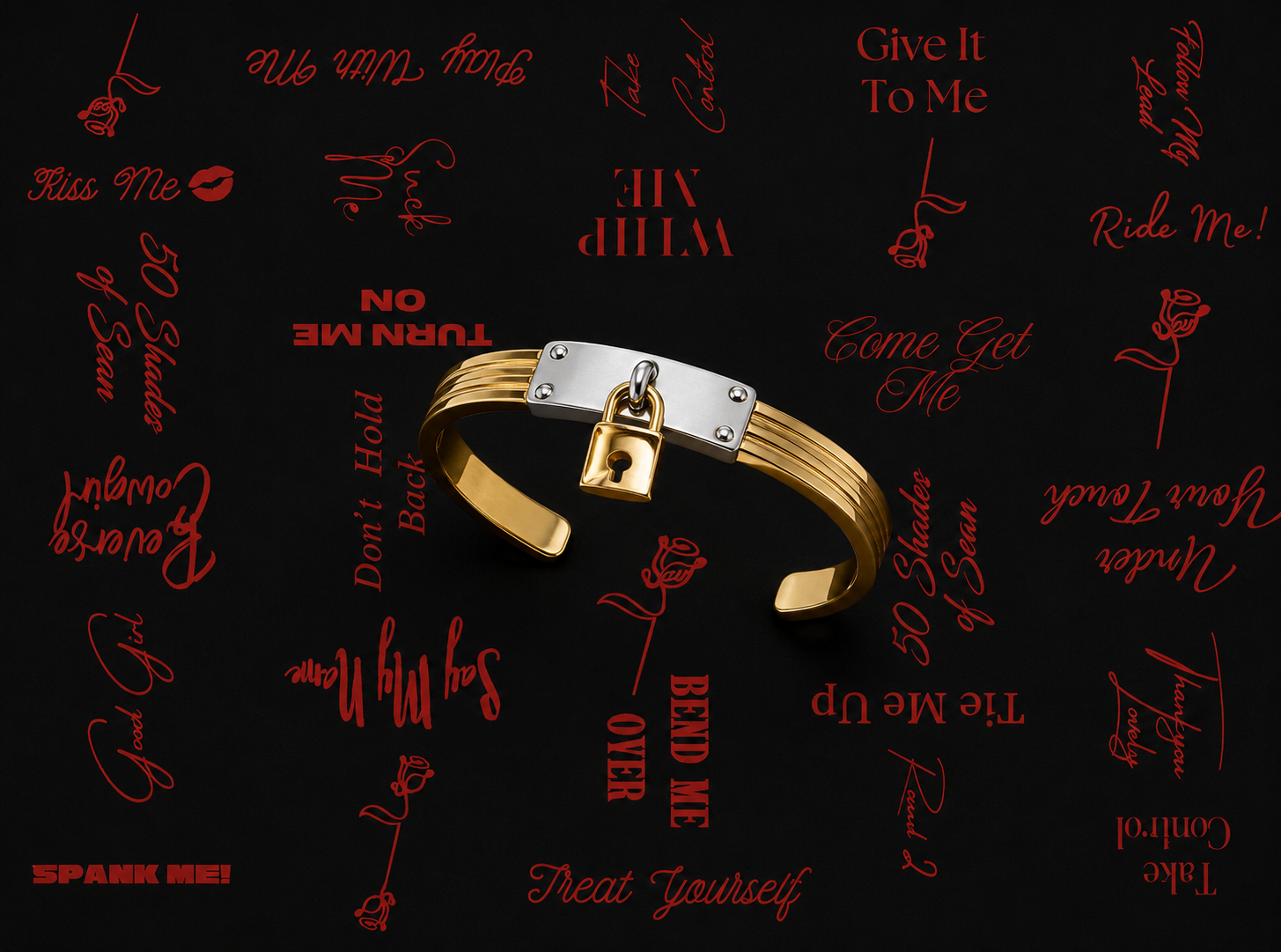 Silver & Gold Cuff & Lock Cuff
