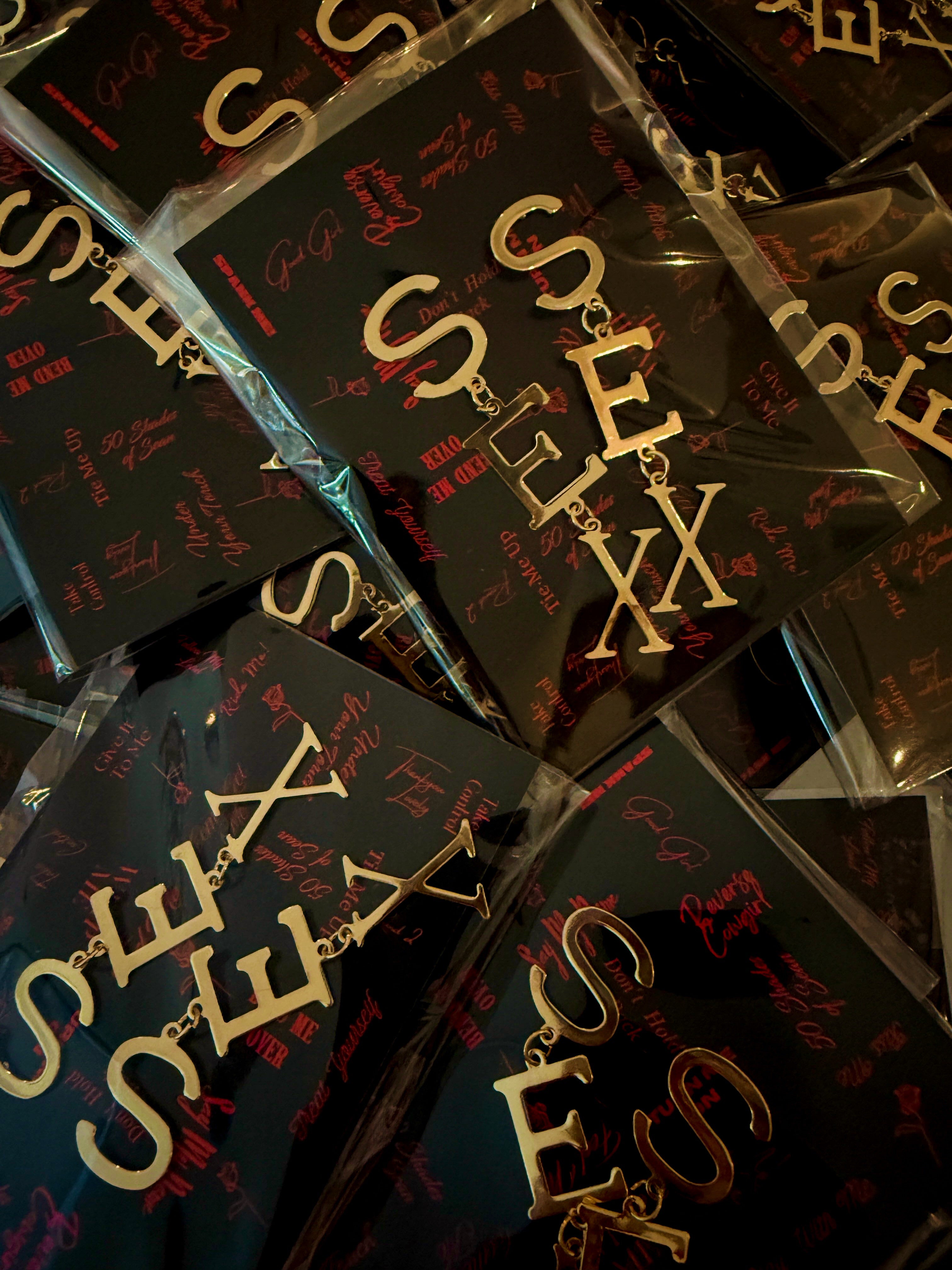 "SEX" Earrings