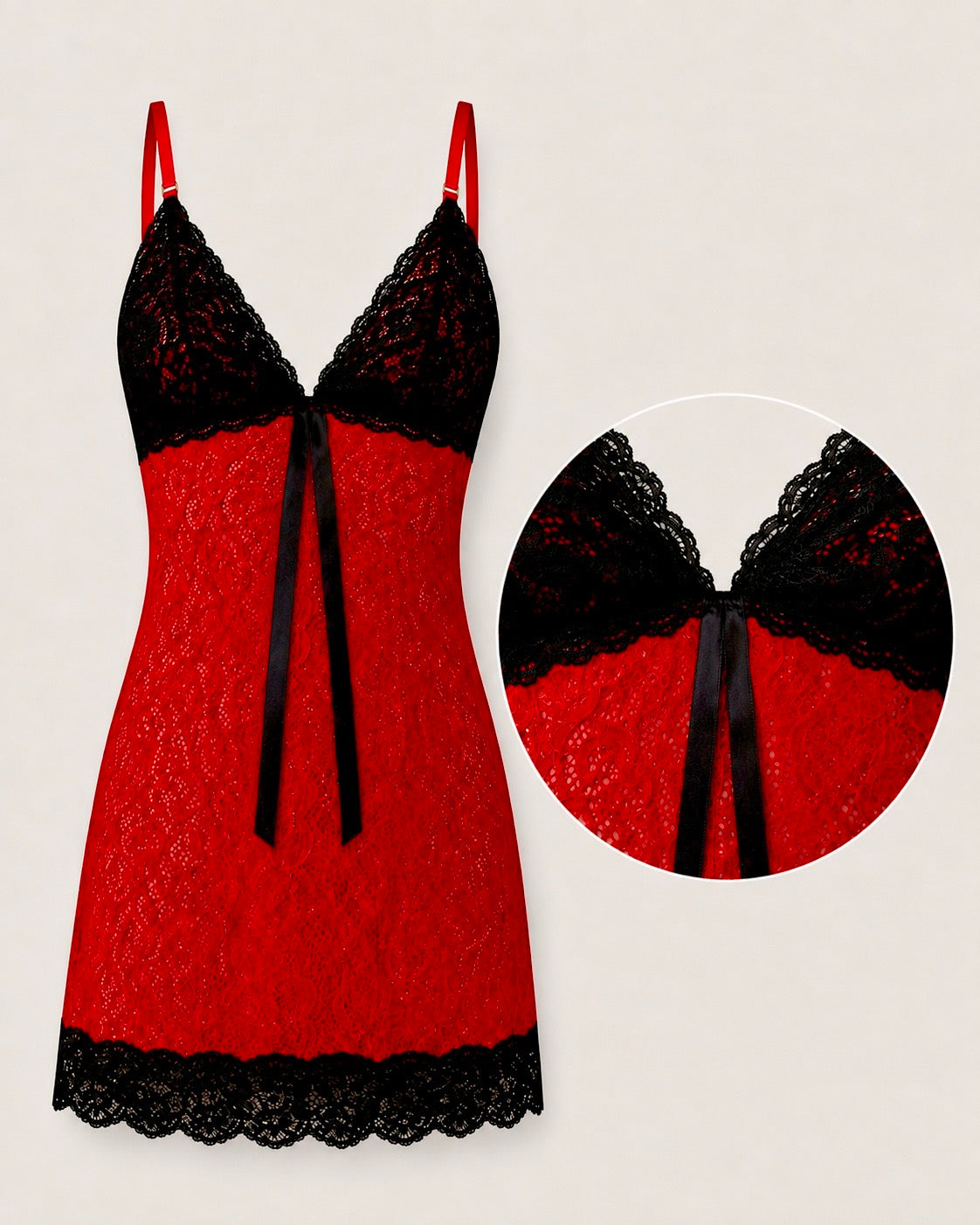 I Aim To Please Short Lace Nightie