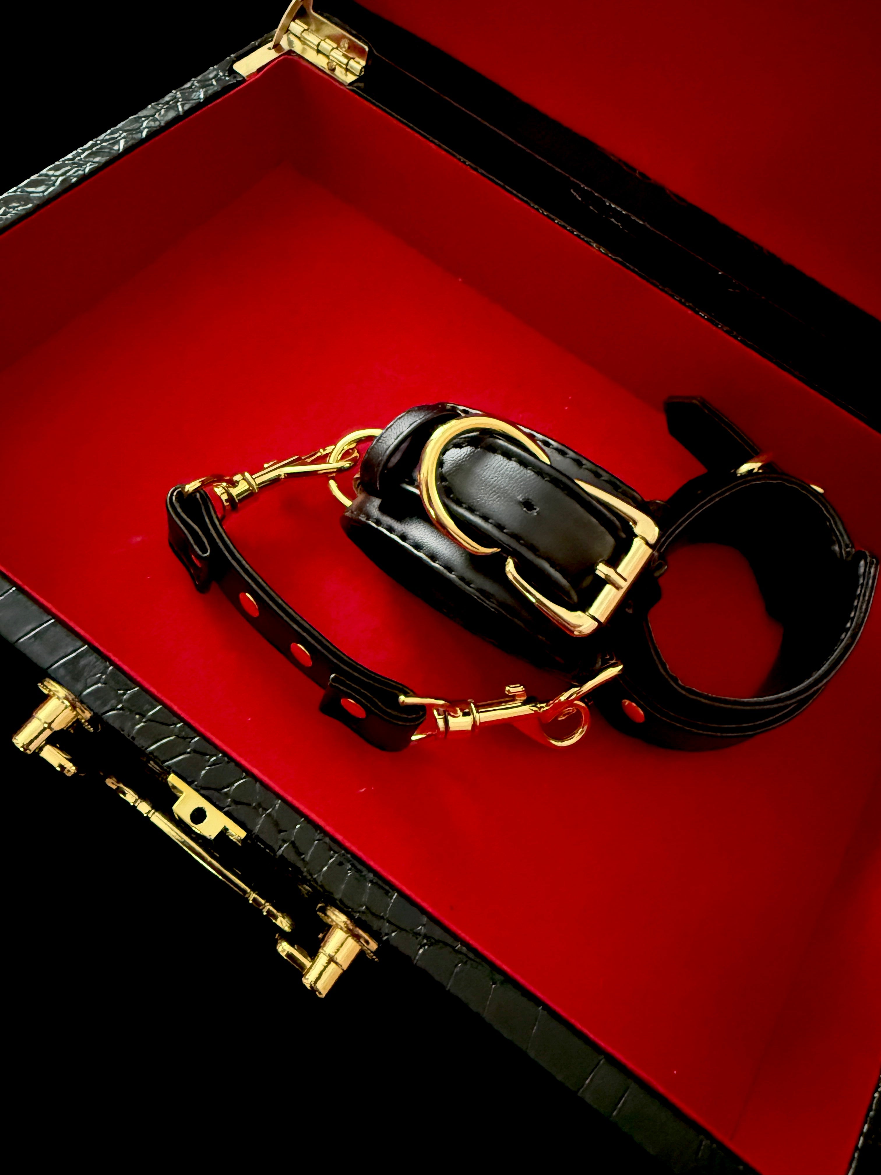 Black & Gold Handcuffs