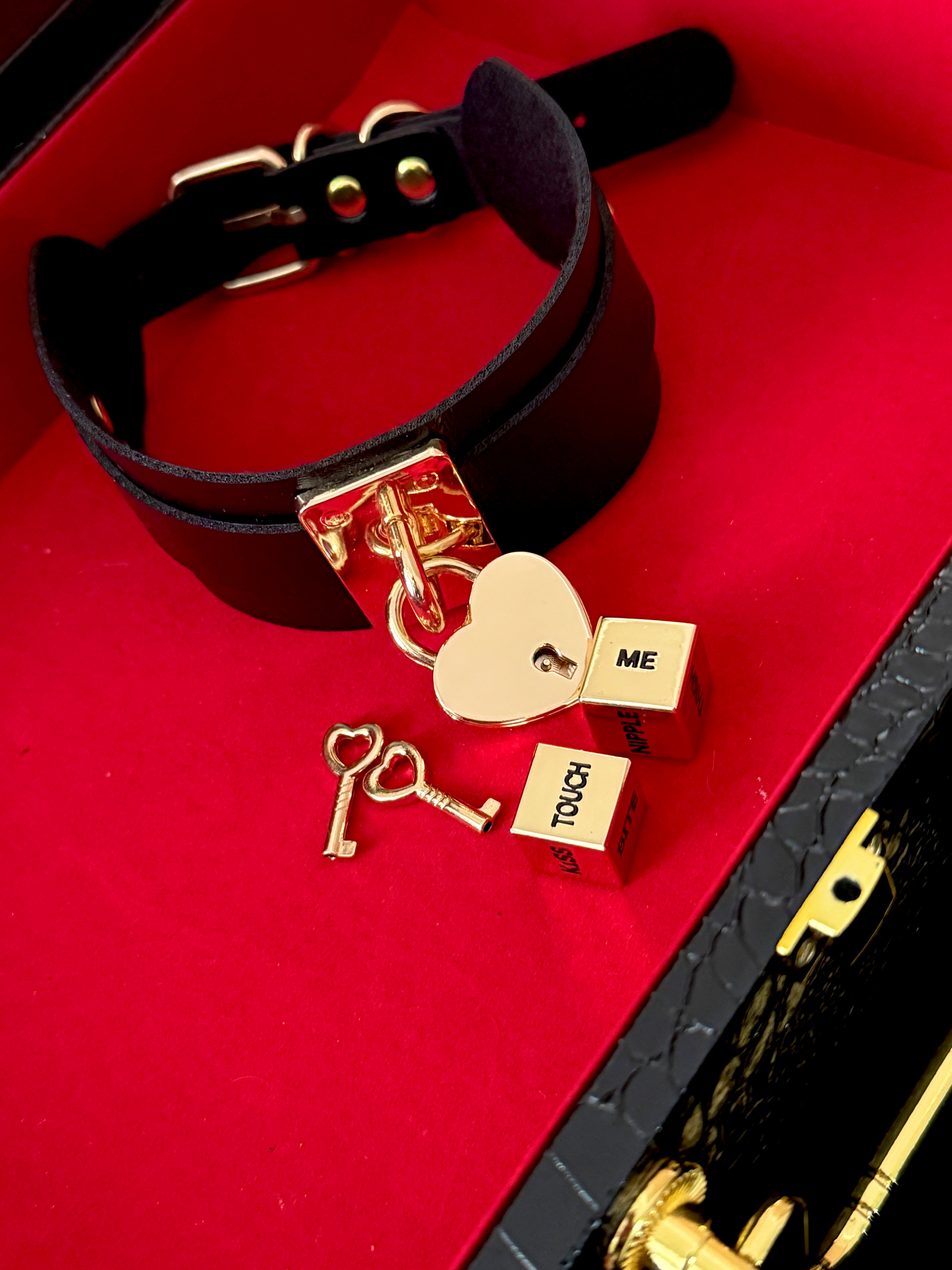 Black Lock Me Up Choker