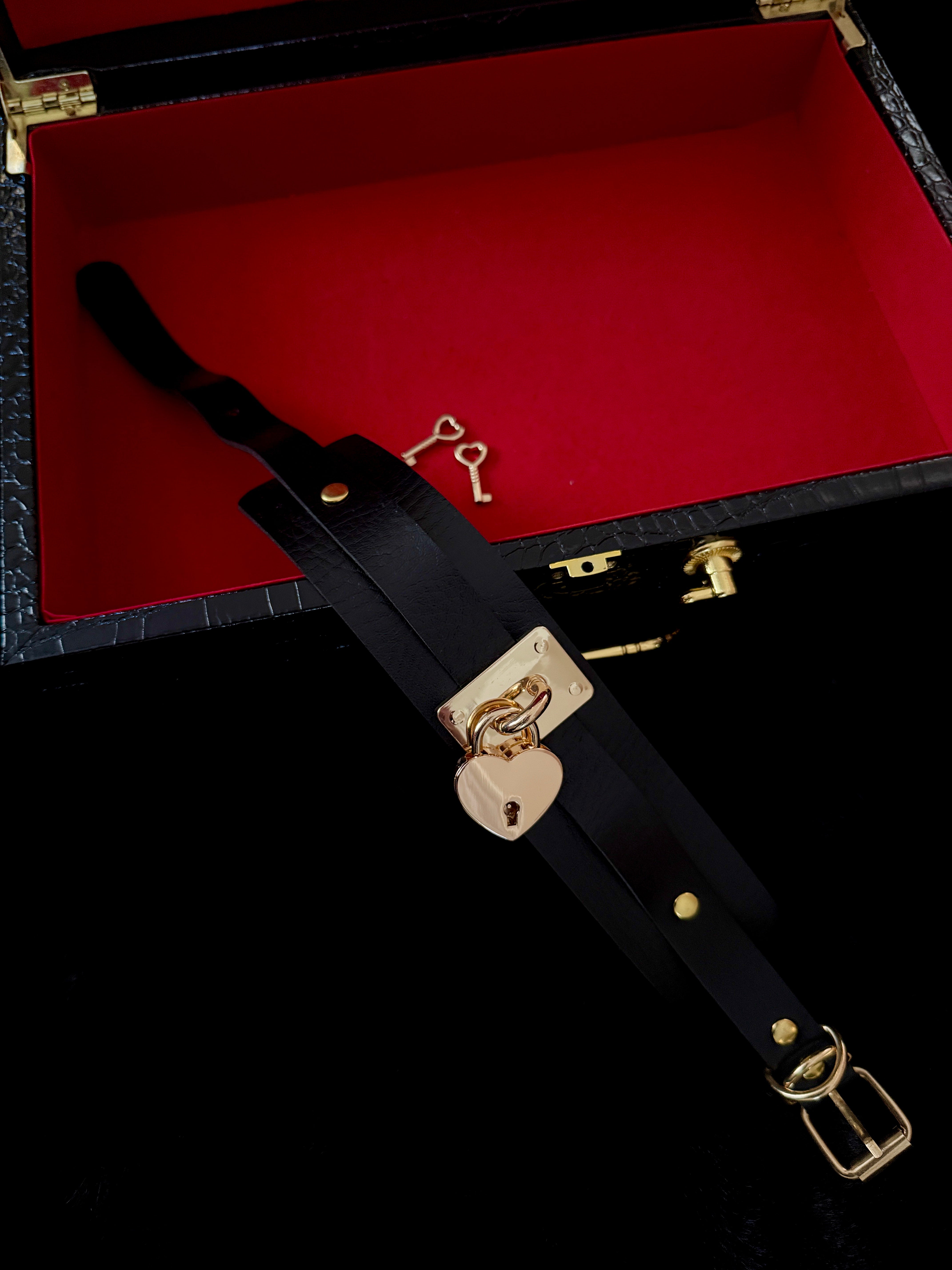 Black Lock Me Up Choker