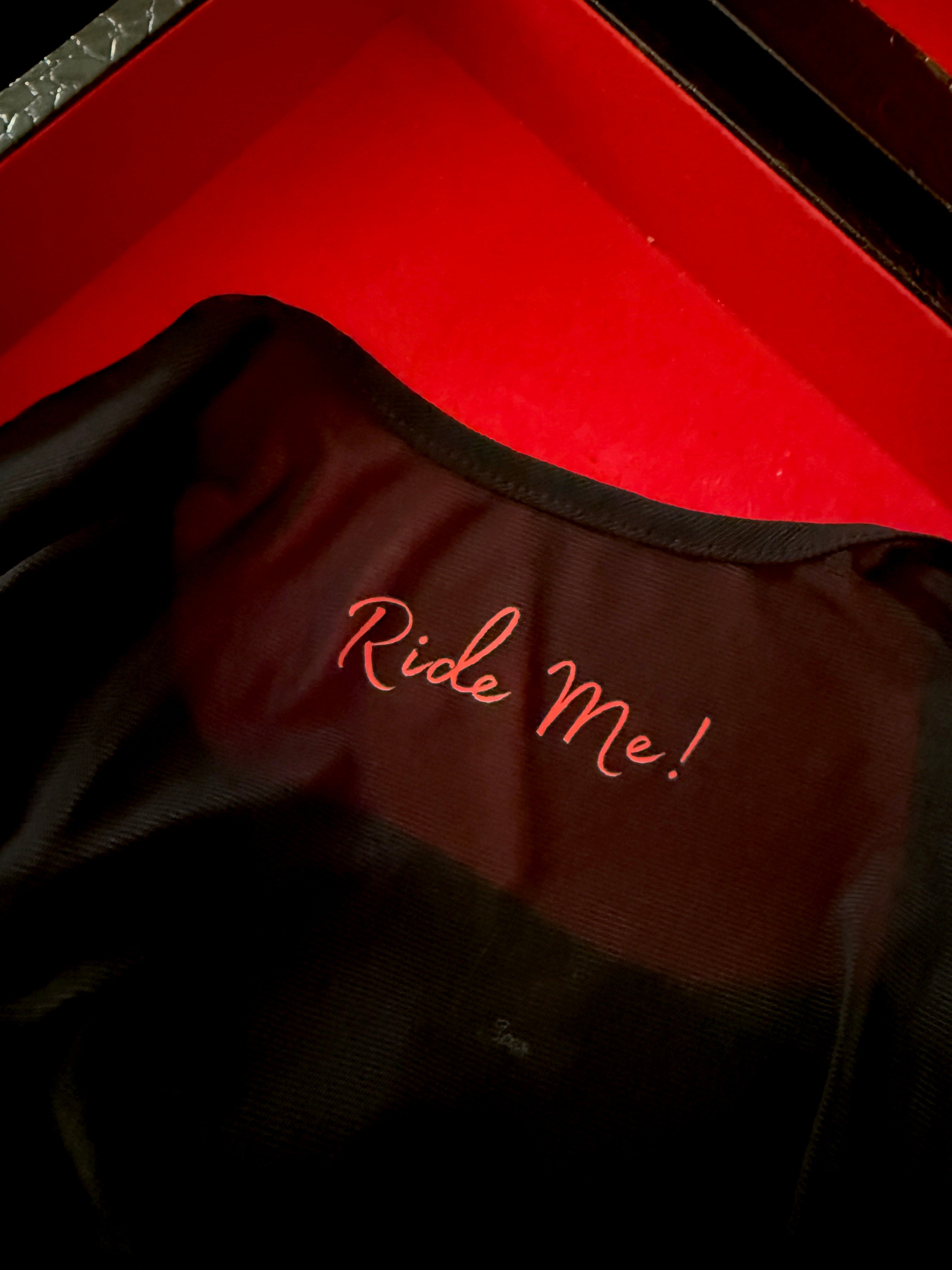 "Ride Me " Mesh Long Sleeve Top