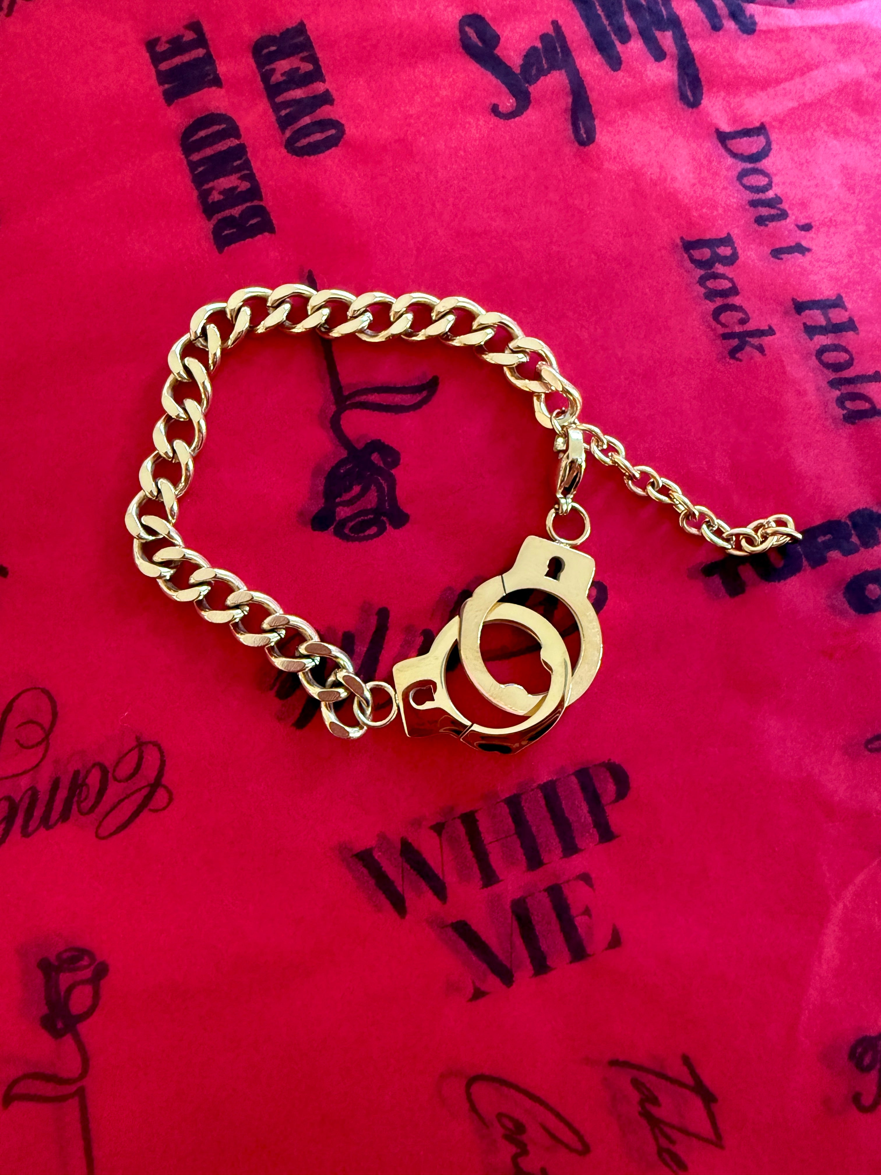 Gold Kinky Cuff Bracelet
