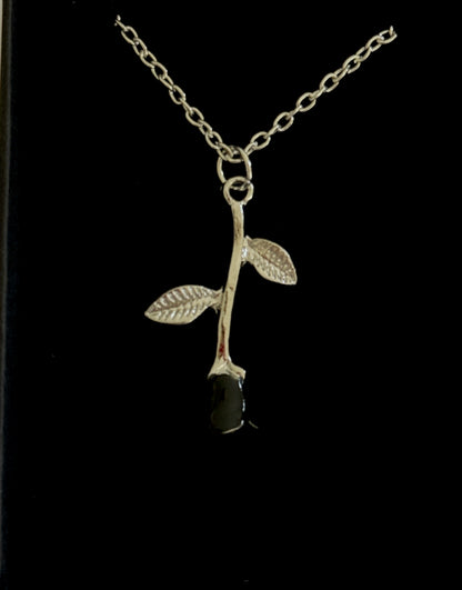 Black Sean Rose Limited Necklace