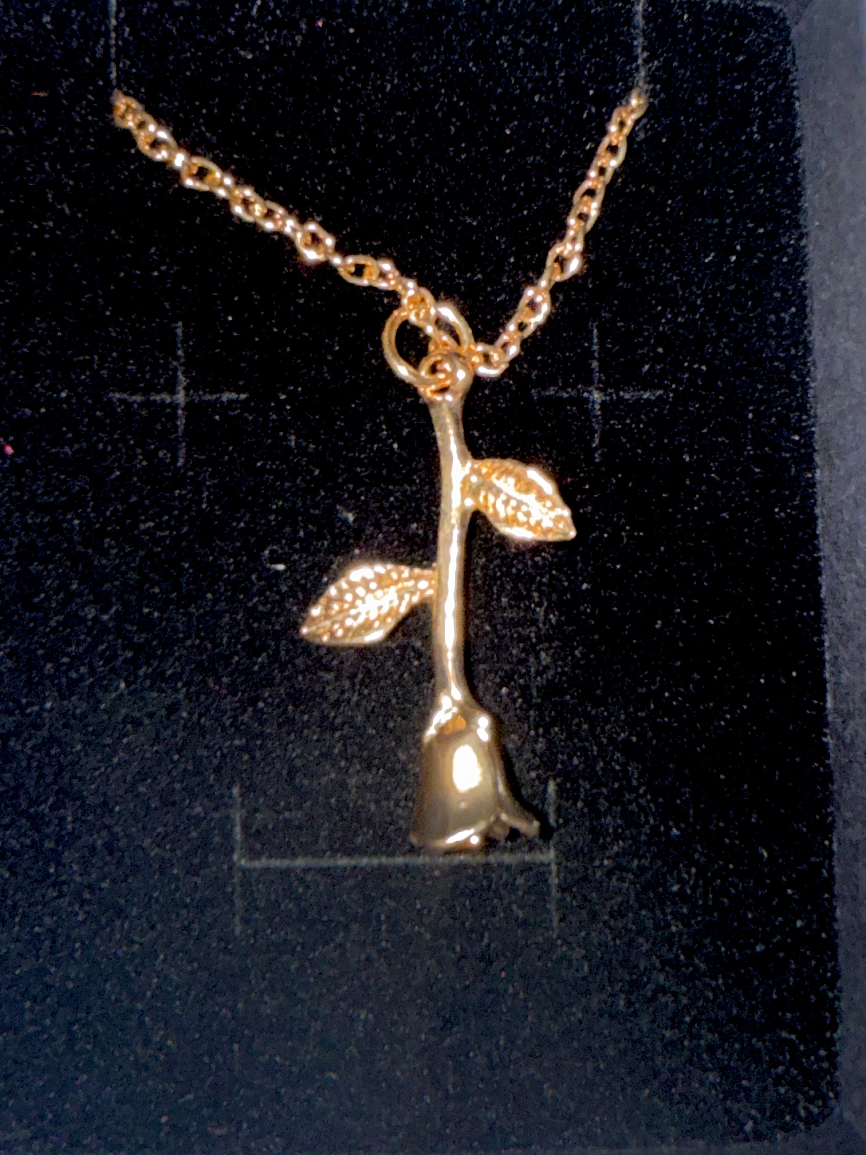 All Gold Sean Rose Necklace