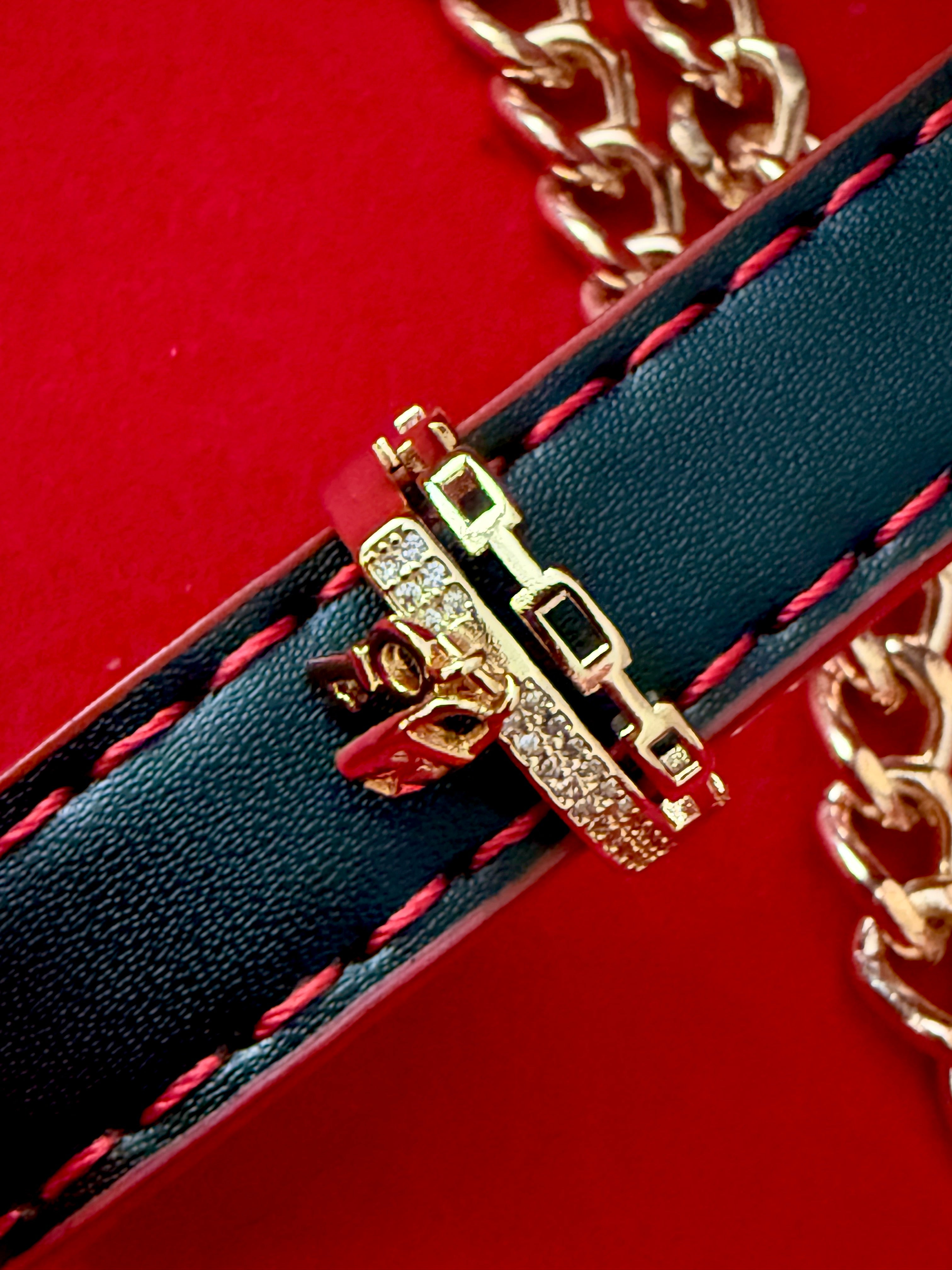 Gold Lock Ring