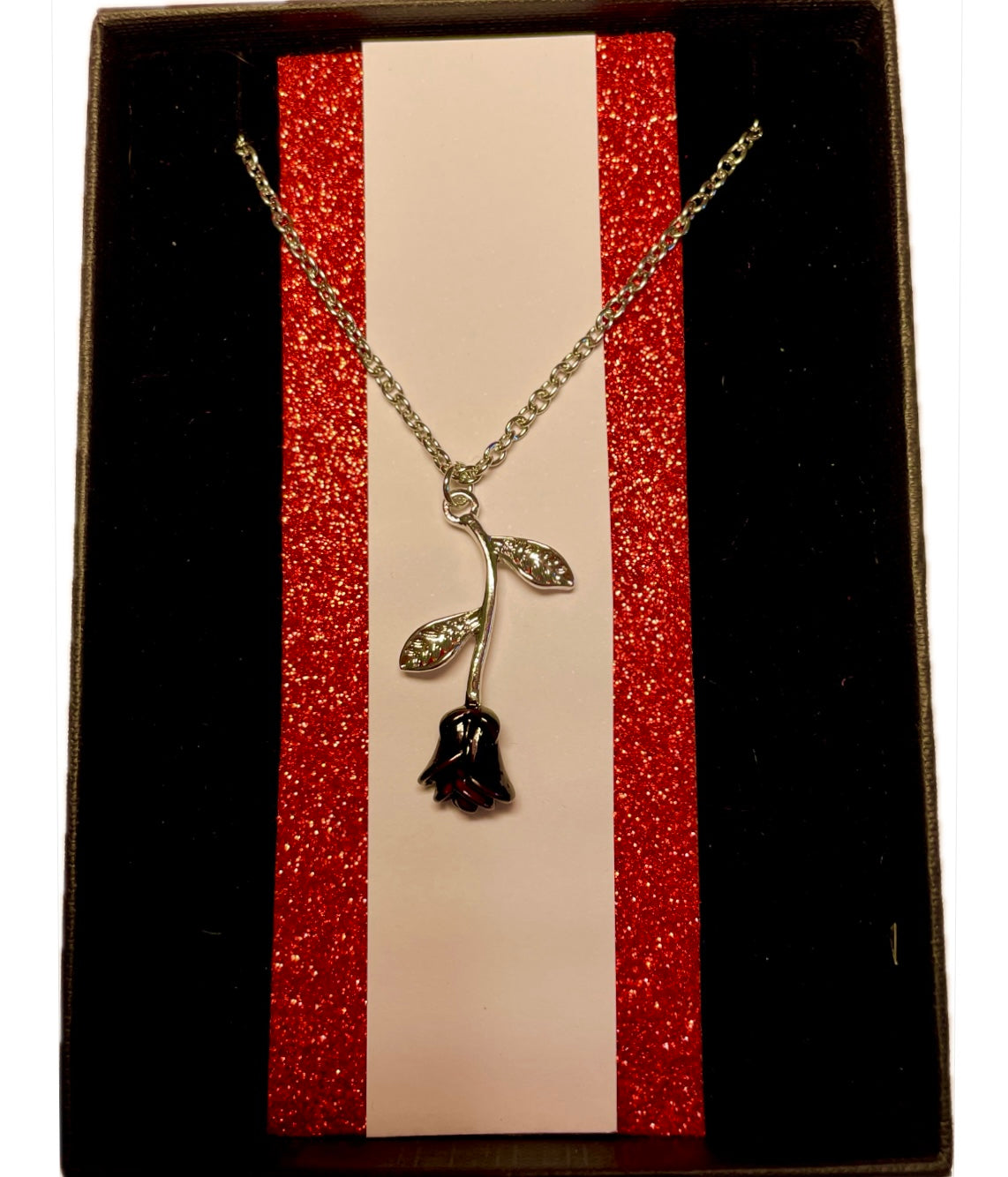 Black Sean Rose Limited Necklace