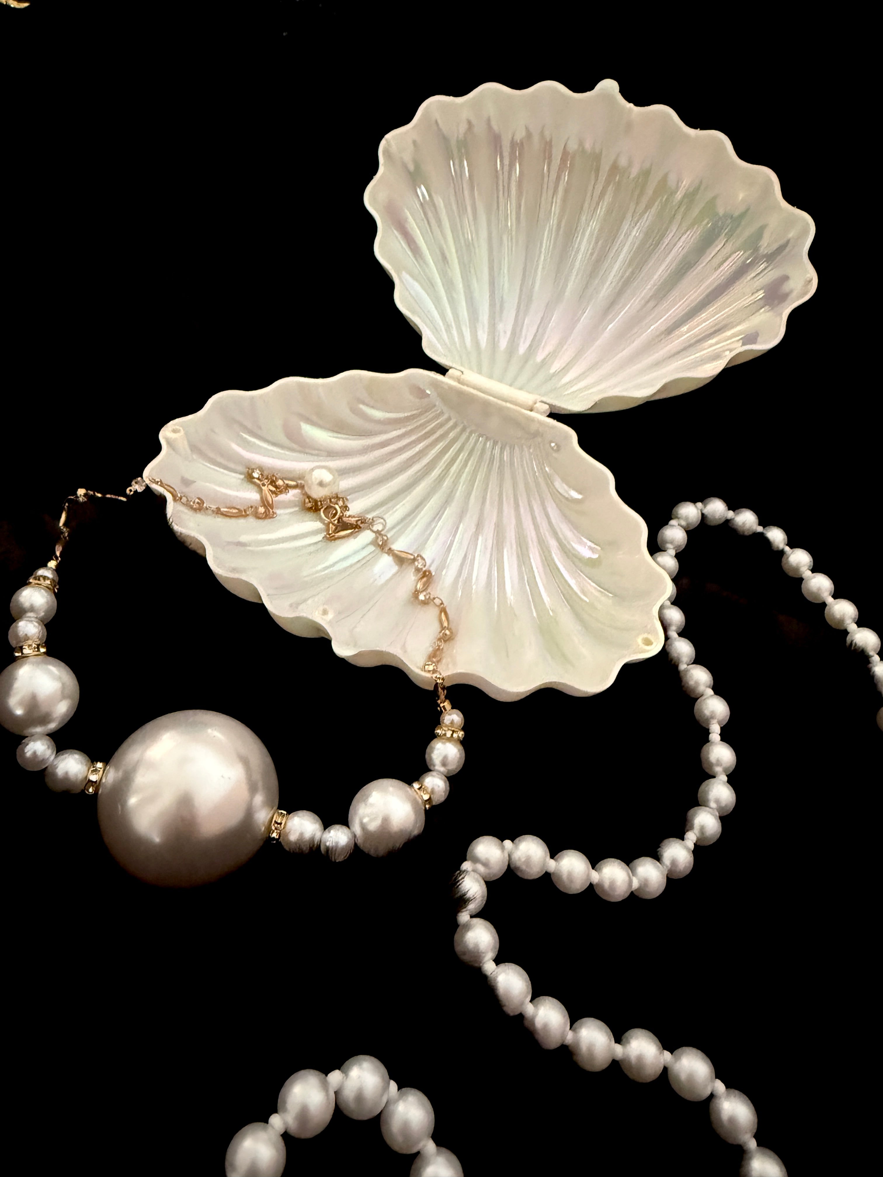 Pearl Mouth Ball Gag Necklace