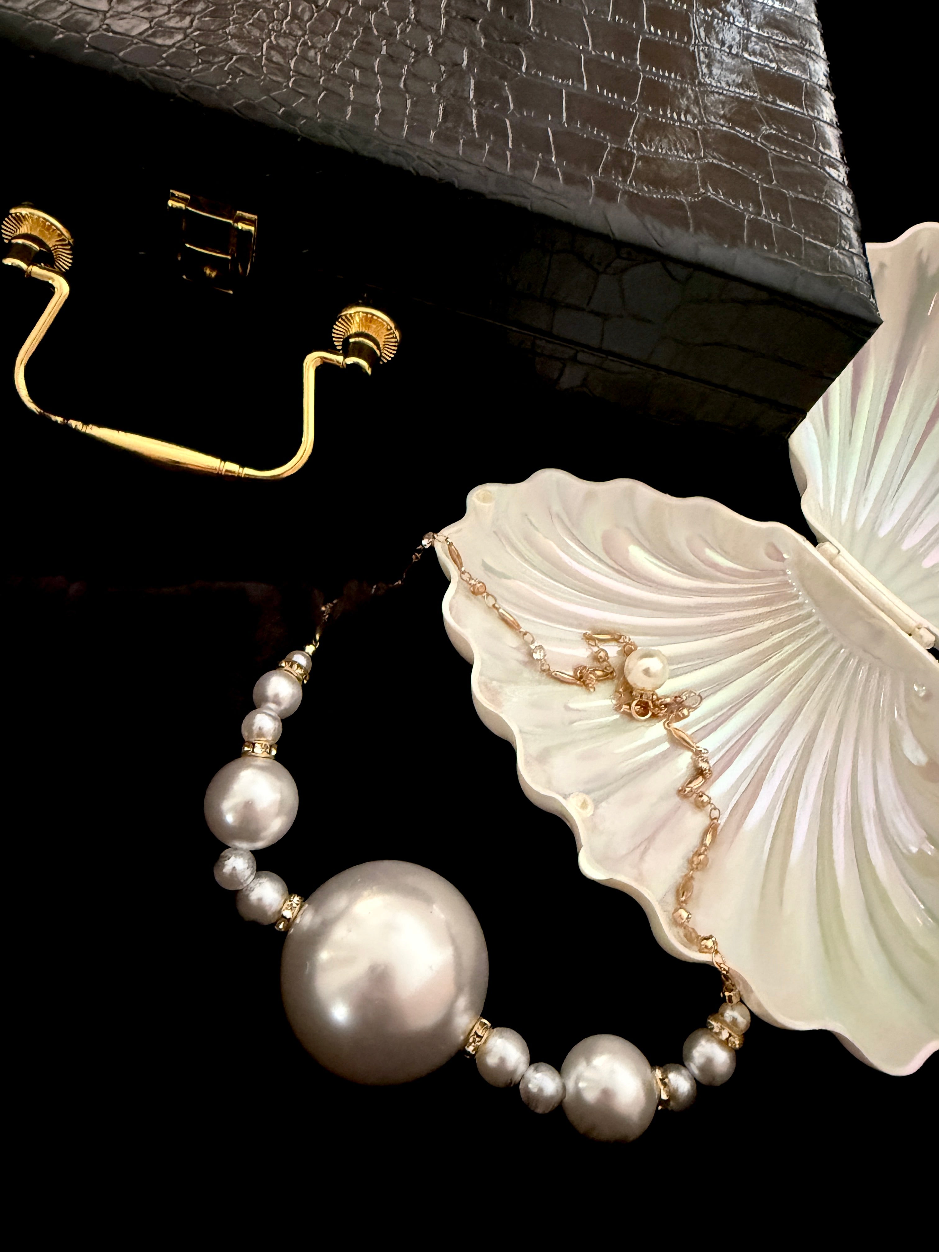 Pearl Mouth Ball Gag Necklace