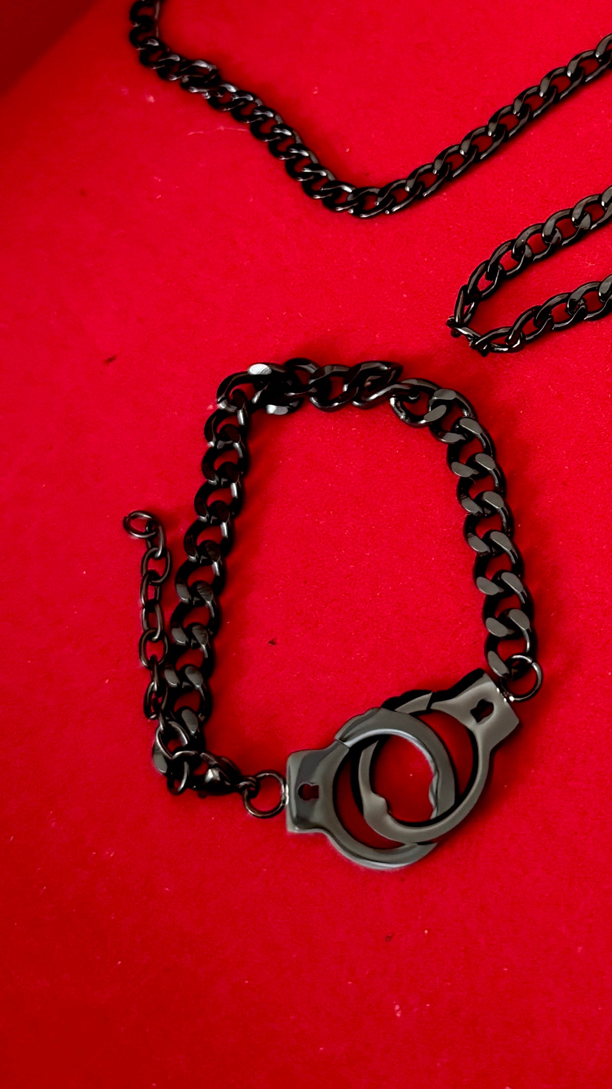 Black Kinky Cuff Bracelet